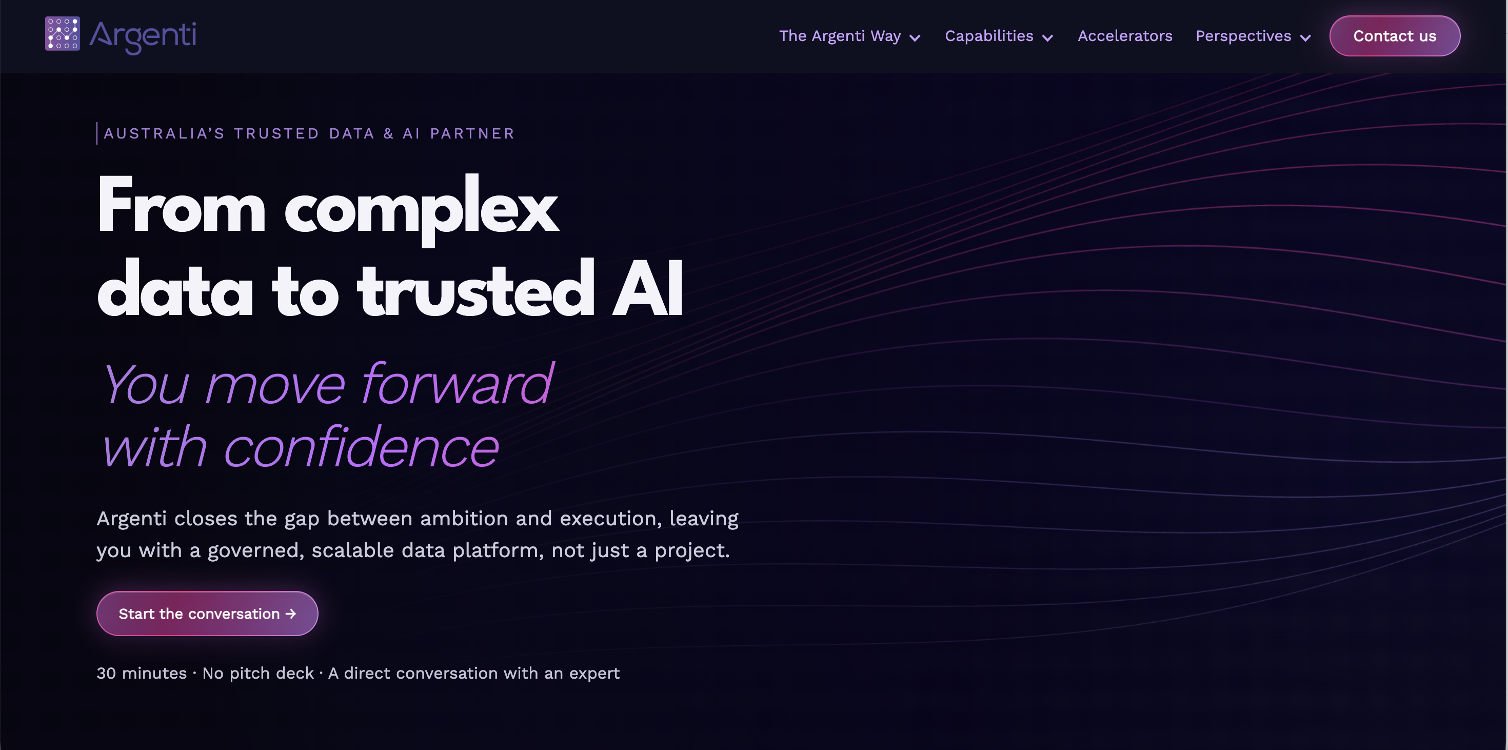 Argenti website designed and developed by JM Sites